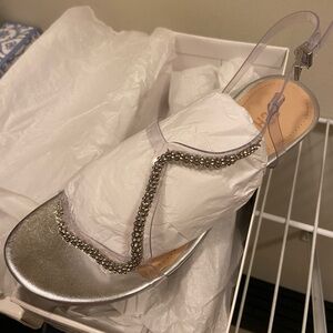 Beaded snake sandals